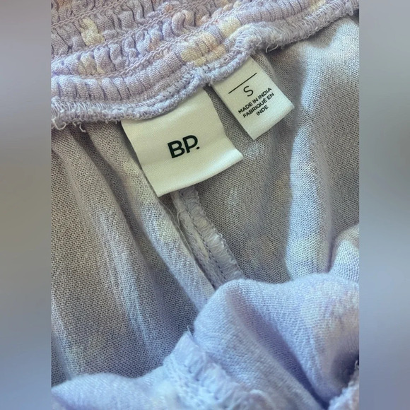 BP‎ Nordstrom Wide Leg Purple Floral Print Pants Small EUC - Picture 8 of 8